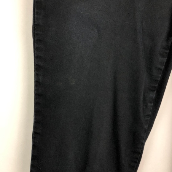 French Dressing Jeans Slim Black High Waisted Ankle Pant w/ Stretchy Waist - Picture 11 of 11